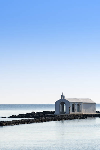 A chapel next to the sea in Georgioupoli